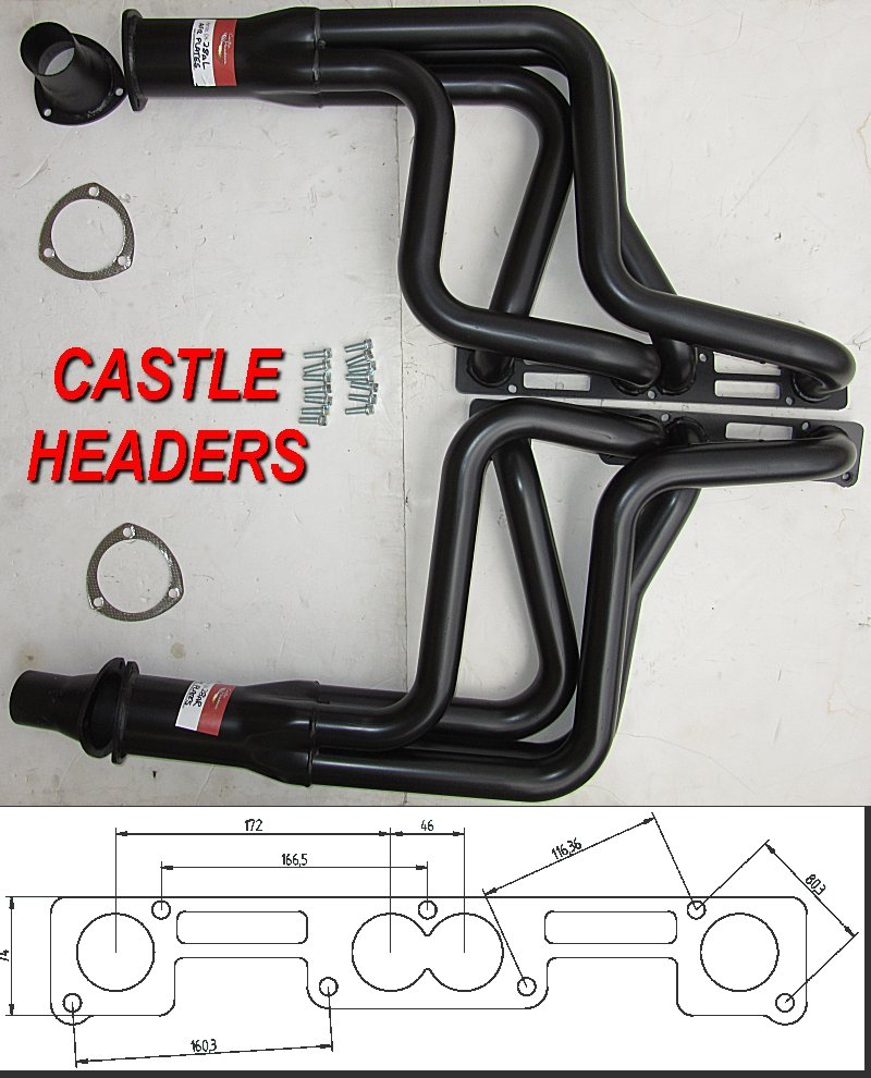 Holden HQ-HX-HJ-HZ-WB SB Chev 4 into 1 headers with 1 7/8in....